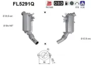 Ruß-/Partikelfilter, Abgasanlage AS FL5291Q