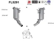 Ruß-/Partikelfilter, Abgasanlage AS FL5291