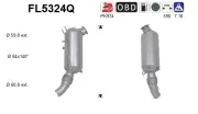 Ruß-/Partikelfilter, Abgasanlage AS FL5324Q