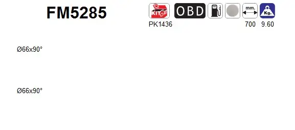 Ruß-/Partikelfilter, Abgasanlage AS FM5285