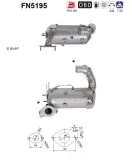 Ruß-/Partikelfilter, Abgasanlage AS FN5195