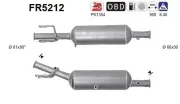 Ruß-/Partikelfilter, Abgasanlage AS FR5212