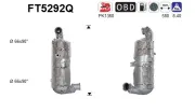 Ruß-/Partikelfilter, Abgasanlage AS FT5292Q