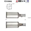 Ru&szlig;-/Partikelfilter, Abgasanlage AS FD1006Q
