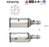 Ru&szlig;-/Partikelfilter, Abgasanlage AS FD1017Q