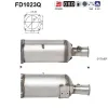 Ru&szlig;-/Partikelfilter, Abgasanlage AS FD1023Q