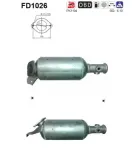 Ruß-/Partikelfilter, Abgasanlage AS FD1026