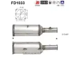 Ru&szlig;-/Partikelfilter, Abgasanlage AS FD1033