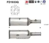 Ru&szlig;-/Partikelfilter, Abgasanlage AS FD1033Q