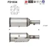 Ru&szlig;-/Partikelfilter, Abgasanlage AS FD1034