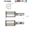 Ru&szlig;-/Partikelfilter, Abgasanlage AS FD1036Q