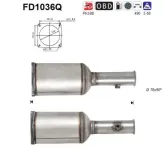 Ruß-/Partikelfilter, Abgasanlage AS FD1036Q