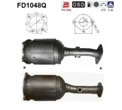 Ruß-/Partikelfilter, Abgasanlage AS FD1048Q