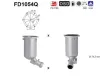 Ru&szlig;-/Partikelfilter, Abgasanlage AS FD1054Q