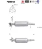 Ru&szlig;-/Partikelfilter, Abgasanlage AS FD1064