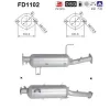 Ru&szlig;-/Partikelfilter, Abgasanlage AS FD1102