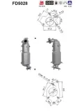 Ruß-/Partikelfilter, Abgasanlage AS FD5028