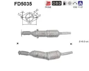 Ruß-/Partikelfilter, Abgasanlage AS FD5035