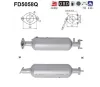 Ru&szlig;-/Partikelfilter, Abgasanlage AS FD5058Q