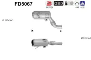 Ruß-/Partikelfilter, Abgasanlage AS FD5067
