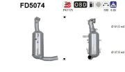 Ruß-/Partikelfilter, Abgasanlage AS FD5074