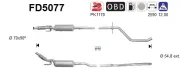 Ruß-/Partikelfilter, Abgasanlage AS FD5077
