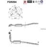 Ru&szlig;-/Partikelfilter, Abgasanlage AS FD5094