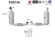 Ruß-/Partikelfilter, Abgasanlage AS FD5134