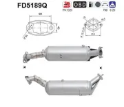Ruß-/Partikelfilter, Abgasanlage AS FD5189Q