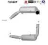 Ru&szlig;-/Partikelfilter, Abgasanlage AS FD5227