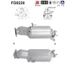 Ru&szlig;-/Partikelfilter, Abgasanlage AS FD5228