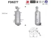 Ru&szlig;-/Partikelfilter, Abgasanlage AS FD5277