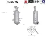 Ru&szlig;-/Partikelfilter, Abgasanlage AS FD5277Q