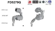 Ruß-/Partikelfilter, Abgasanlage AS FD5279Q