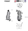 Ru&szlig;-/Partikelfilter, Abgasanlage AS FD5287