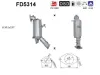 Ru&szlig;-/Partikelfilter, Abgasanlage AS FD5314