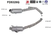 Ruß-/Partikelfilter, Abgasanlage AS FD5328Q