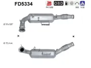 Ruß-/Partikelfilter, Abgasanlage AS FD5334