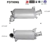 Ruß-/Partikelfilter, Abgasanlage AS FD7009Q