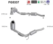 Ruß-/Partikelfilter, Abgasanlage AS FG5337