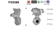 Ruß-/Partikelfilter, Abgasanlage AS FG5366