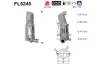 Ru&szlig;-/Partikelfilter, Abgasanlage AS FL5245