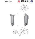 Ruß-/Partikelfilter, Abgasanlage AS FL5281Q