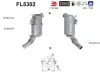 Ru&szlig;-/Partikelfilter, Abgasanlage AS FL5302