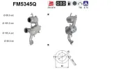 Ruß-/Partikelfilter, Abgasanlage AS FM5345Q