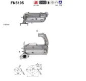 Ruß-/Partikelfilter, Abgasanlage AS FN5195