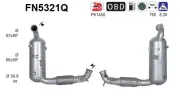 Ruß-/Partikelfilter, Abgasanlage AS FN5321Q
