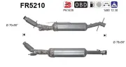 Ruß-/Partikelfilter, Abgasanlage AS FR5210