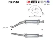 Ruß-/Partikelfilter, Abgasanlage AS FR5310