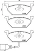 Bremsbelagsatz, Scheibenbremse Vorderachse DON PCP1001